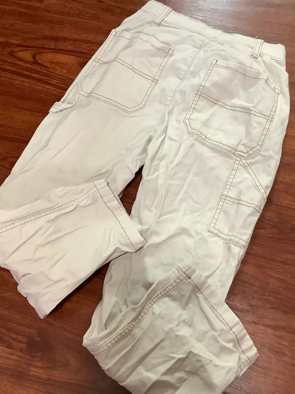 Old Navy Cream Utility-Style Kids Pants